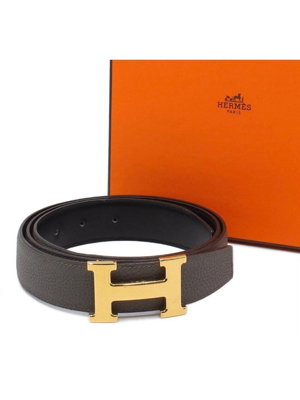 Hermes Constance Reversible Leather Bell
